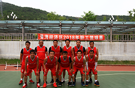 我公司榮獲2018年普灣經(jīng)濟(jì)區(qū)職工籃球賽亞軍